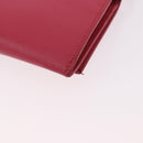 PRADA Chain Shoulder Wallet Safiano leather Pink Gold Auth 189760-17