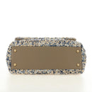 CHANEL Top Handle Chain Shoulder Bag Tweed 2way Multicolor Gold CC Auth 189761SM-13