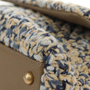 CHANEL Top Handle Chain Shoulder Bag Tweed 2way Multicolor Gold CC Auth 189761SM-15