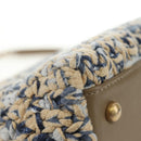 CHANEL Top Handle Chain Shoulder Bag Tweed 2way Multicolor Gold CC Auth 189761SM-16