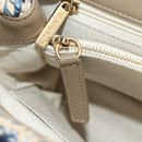 CHANEL Top Handle Chain Shoulder Bag Tweed 2way Multicolor Gold CC Auth 189761SM-25