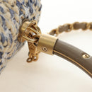 CHANEL Top Handle Chain Shoulder Bag Tweed 2way Multicolor Gold CC Auth 189761SM-9