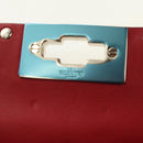 VALENTINO Rock Studs Chain Bag Leather 2way Multicolor Gold Auth 189762M-19