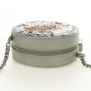 CHANEL Matelasse Chain Shoulder Bag Sequin Leather Gray Silver CC Auth 189763SM-6