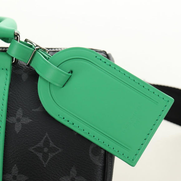 LOUIS VUITTON Eclipse Keepall Bandouliere 25 Bag 2way M25885 LV Auth 189764SV