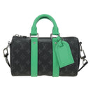 LOUIS VUITTON Eclipse Keepall Bandouliere 25 Bag 2way M25885 LV Auth 189764SV-13