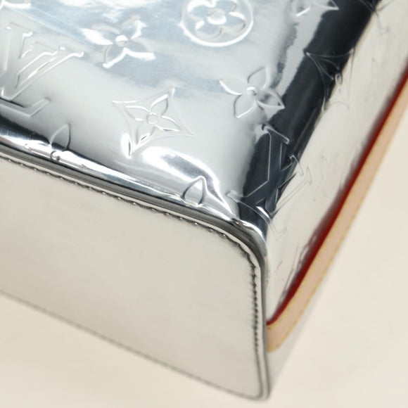 LOUIS VUITTON Monogram mirror Neo PDV Bag 2way Silver M58755 LV Auth 189765SM