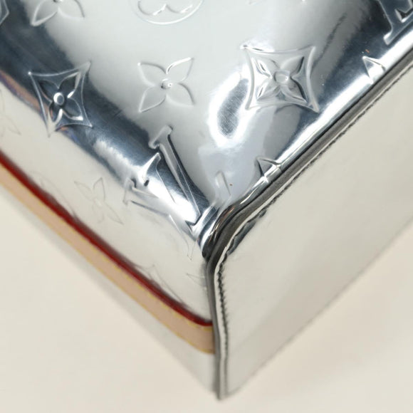 LOUIS VUITTON Monogram mirror Neo PDV Bag 2way Silver M58755 LV Auth 189765SM
