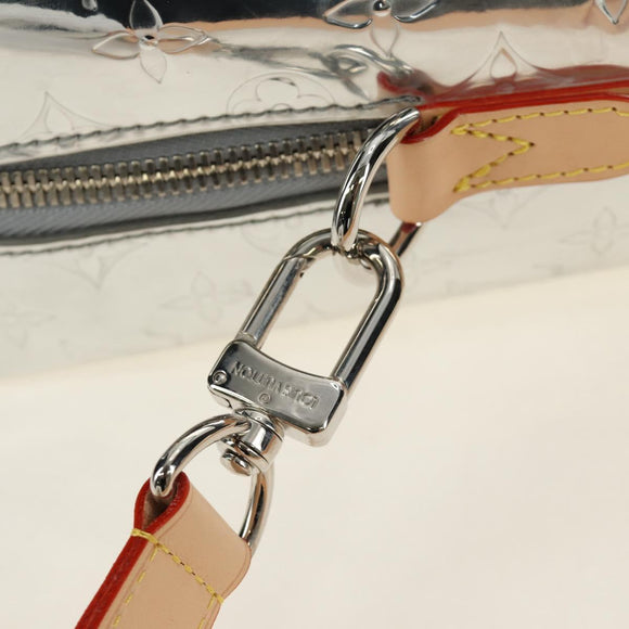 LOUIS VUITTON Monogram mirror Neo PDV Bag 2way Silver M58755 LV Auth 189765SM