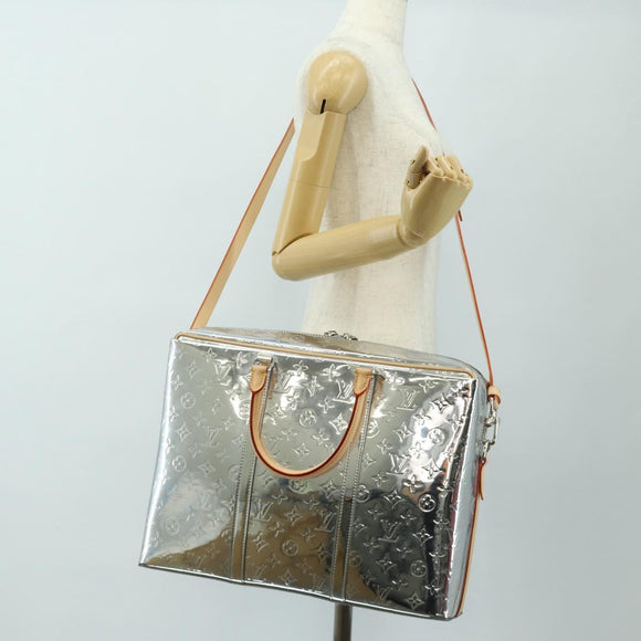 LOUIS VUITTON Monogram mirror Neo PDV Bag 2way Silver M58755 LV Auth 189765SM