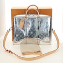 LOUIS VUITTON Monogram mirror Neo PDV Bag 2way Silver M58755 LV Auth 189765SM-12