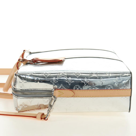 LOUIS VUITTON Monogram mirror Neo PDV Bag 2way Silver M58755 LV Auth 189765SM