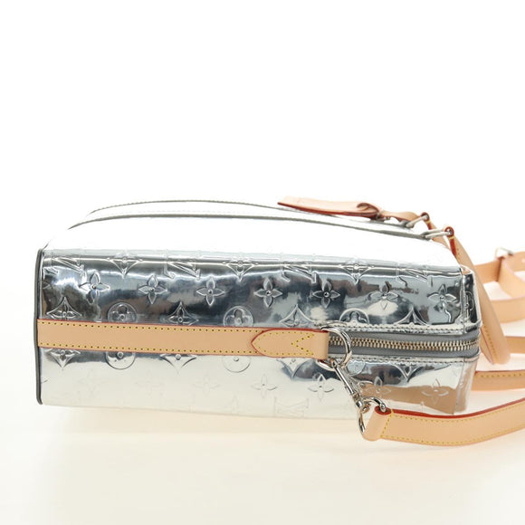 LOUIS VUITTON Monogram mirror Neo PDV Bag 2way Silver M58755 LV Auth 189765SM