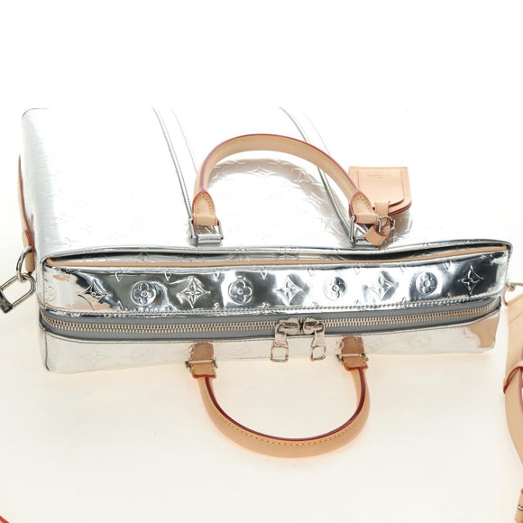 LOUIS VUITTON Monogram mirror Neo PDV Bag 2way Silver M58755 LV Auth 189765SM