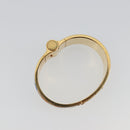 HERMES Charniere Bracelet metal Gold Tone Auth 189768M-9