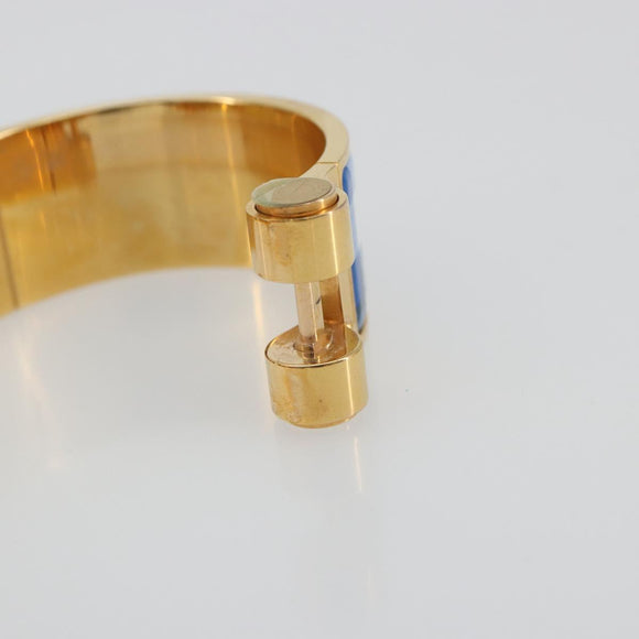 HERMES Charniere Bracelet metal Gold Tone Auth 189768M