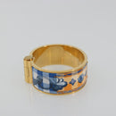 HERMES Charniere Bracelet metal Gold Tone Auth 189768M-4