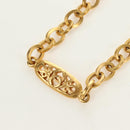 CHANEL Necklace metal Gold Tone CC Auth 189769SM-13