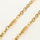 CHANEL Necklace metal Gold Tone CC Auth 189769SM-14
