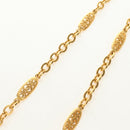 CHANEL Necklace metal Gold Tone CC Auth 189769SM-7