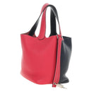 HERMES Picotan Lock PM Bag Taurillon ClemenceLeather Pink Silver Auth 189772SM-1