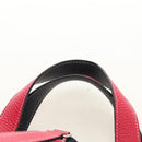 HERMES Picotan Lock PM Bag Taurillon ClemenceLeather Pink Silver Auth 189772SM-14