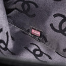 CHANEL Wild Stitch Hand Bag Leather Black Gold CC Auth 189773-12