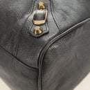 BALENCIAGA Classic Vero Hand Bag Leather Gray 235216 Auth 189775SM-18