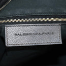 BALENCIAGA Classic Vero Hand Bag Leather Gray 235216 Auth 189775SM-25