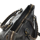 BALENCIAGA Classic Vero Hand Bag Leather Gray 235216 Auth 189775SM-6