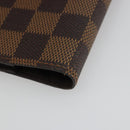 LOUIS VUITTON Damier Ebene Agenda PM Day Planner Cover R20700 LV Auth 189776-15