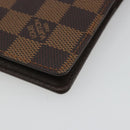 LOUIS VUITTON Damier Ebene Agenda PM Day Planner Cover R20700 LV Auth 189776-16