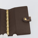 LOUIS VUITTON Damier Ebene Agenda PM Day Planner Cover R20700 LV Auth 189776-18