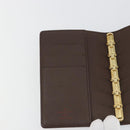 LOUIS VUITTON Damier Ebene Agenda PM Day Planner Cover R20700 LV Auth 189776-19