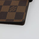 LOUIS VUITTON Damier Ebene Agenda PM Day Planner Cover R20700 LV Auth 189776-7