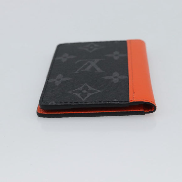 LOUIS VUITTON Monogram Eclipse Organizer De Poch Card Case M61696 Auth 189780M