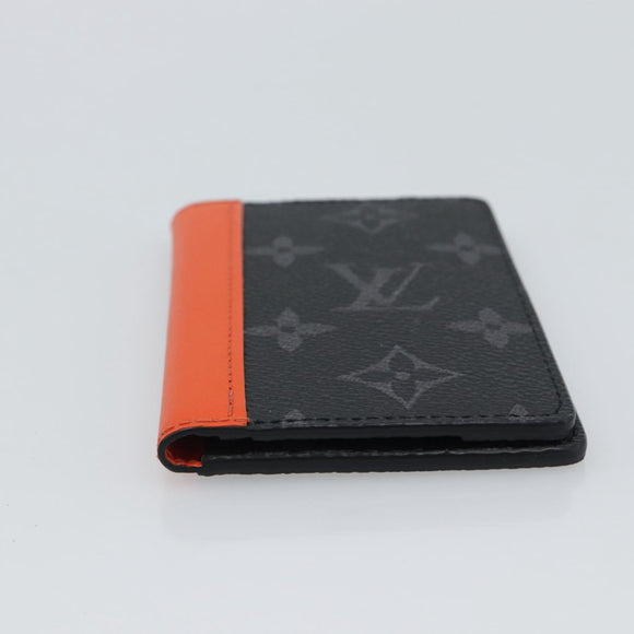 LOUIS VUITTON Monogram Eclipse Organizer De Poch Card Case M61696 Auth 189780M