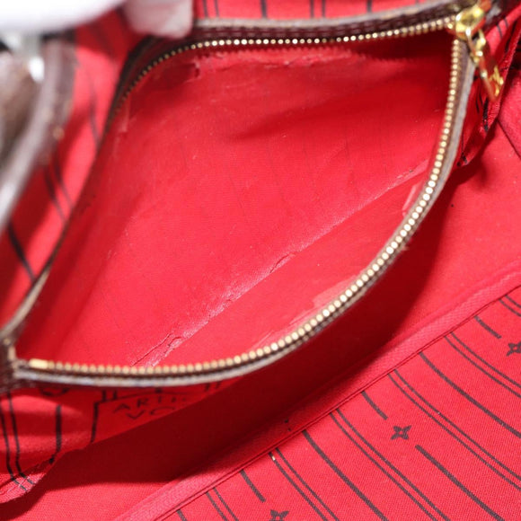LOUIS VUITTON Damier Ebene Neverfull PM Tote Bag N51109 LV Auth 189782