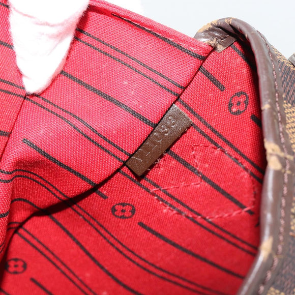 LOUIS VUITTON Damier Ebene Neverfull PM Tote Bag N51109 LV Auth 189782