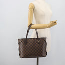 LOUIS VUITTON Damier Ebene Neverfull PM Tote Bag N51109 LV Auth 189782-23