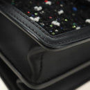 LOUIS VUITTON Daufine MINI Bag Tweed Black Silver M55491 LV Auth 189783SAM-15