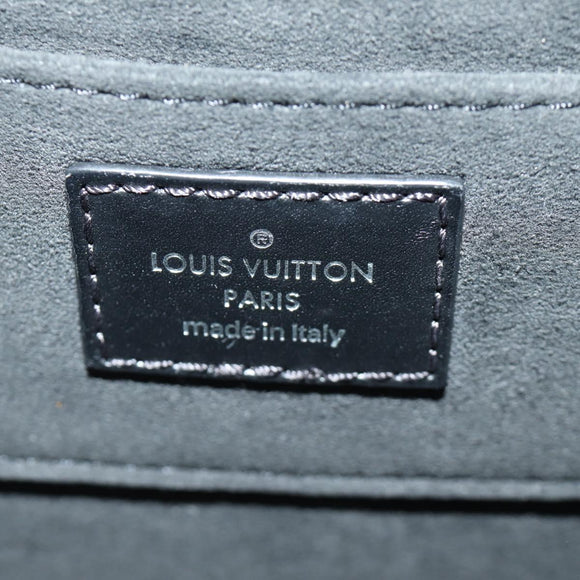 LOUIS VUITTON Daufine MINI Bag Tweed Black Silver M55491 LV Auth 189783SAM
