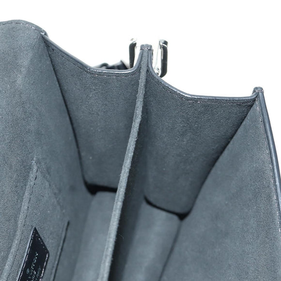 LOUIS VUITTON Daufine MINI Bag Tweed Black Silver M55491 LV Auth 189783SAM