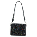 LOUIS VUITTON Daufine MINI Bag Tweed Black Silver M55491 LV Auth 189783SAM-2