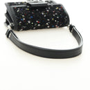 LOUIS VUITTON Daufine MINI Bag Tweed Black Silver M55491 LV Auth 189783SAM-7