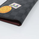 LOUIS VUITTON Damier Graphite Porte Feuille Brother Long Wallet LV Auth 189789M-10