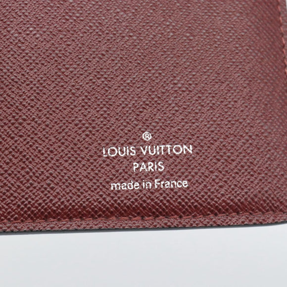 LOUIS VUITTON Damier Graphite Porte Feuille Brother Long Wallet LV Auth 189789M