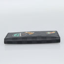 LOUIS VUITTON Damier Graphite Porte Feuille Brother Long Wallet LV Auth 189789M-4