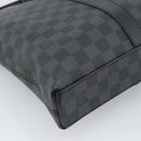 LOUIS VUITTON Damier Graphite Anton Briefcase N40024 LV Auth 189790V-18
