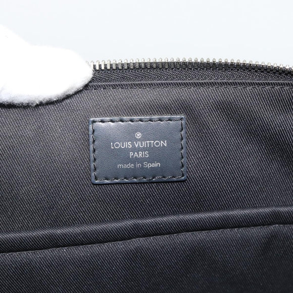 LOUIS VUITTON Damier Graphite Anton Briefcase N40024 LV Auth 189790V